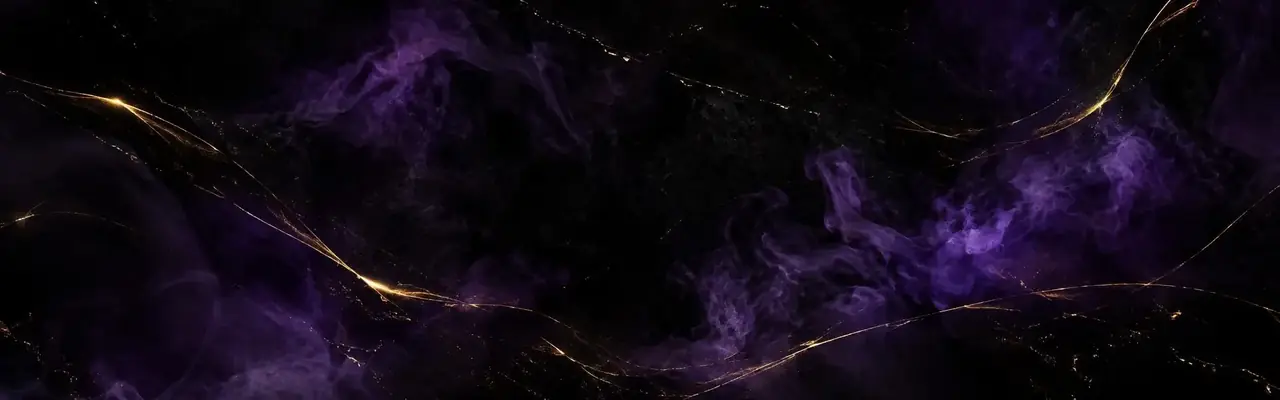 爆料王栏目页深紫与亮金抽象背景